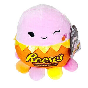 NWT Squishmallows 5 Inch Jeanne Octopus Hersheys Reese's Valentine's Day 2021